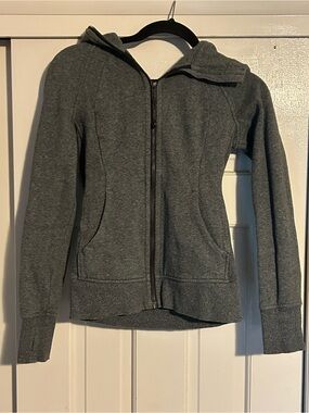 lululemon athletica Dark Gray Zip-Up Hoodie